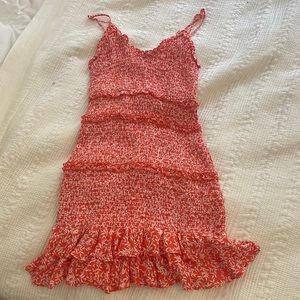 Orange Mixology mini dress